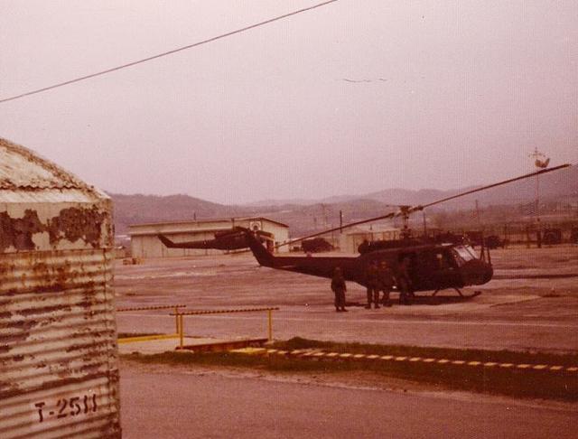 Camp Stanley South Korea Flight Line 1977